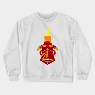 Pele Tiki God Crewneck Sweatshirt